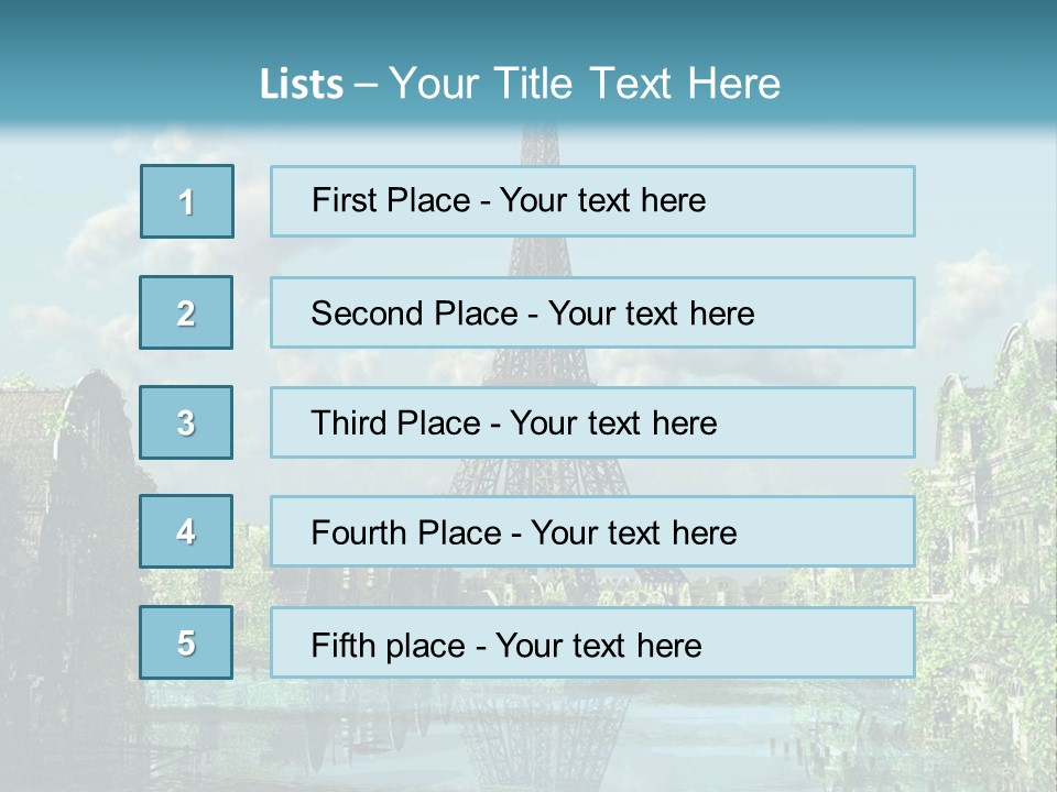 Close Ruin Climatic PowerPoint Template