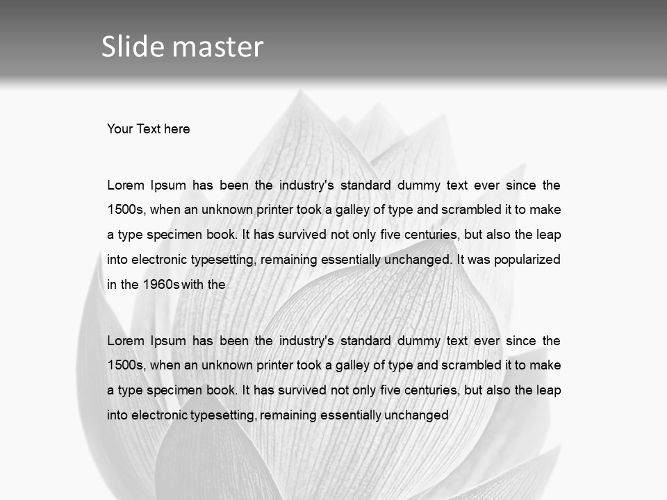 Flower Nature Bright PowerPoint Template