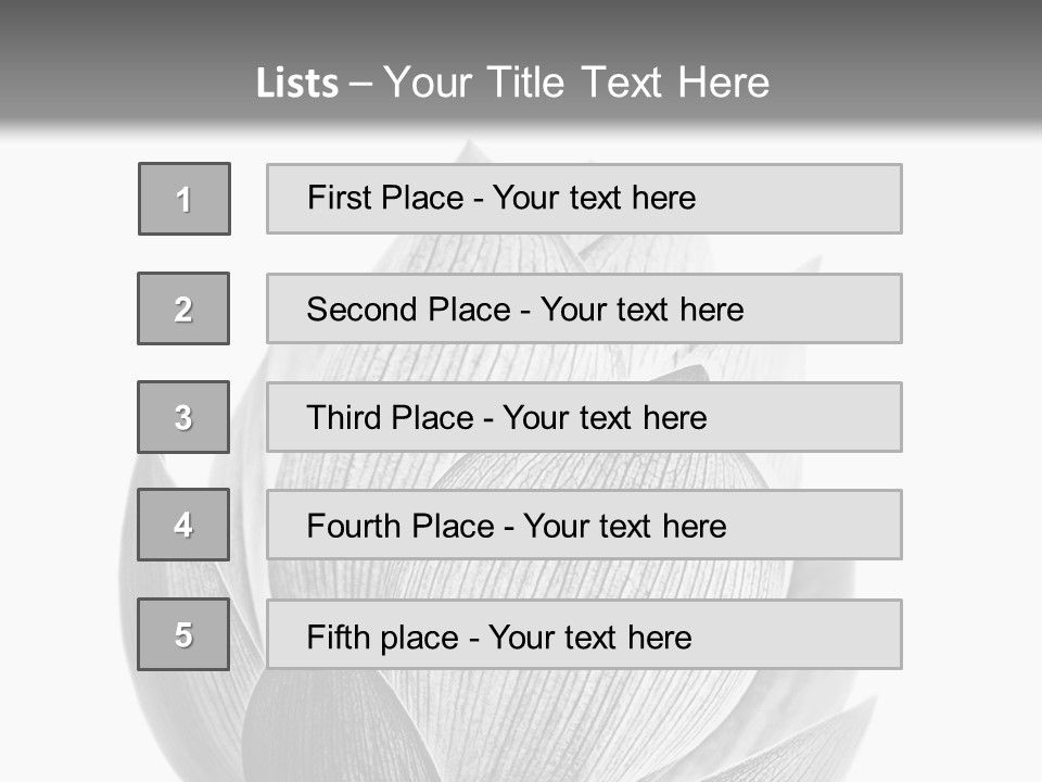 Flower Nature Bright PowerPoint Template