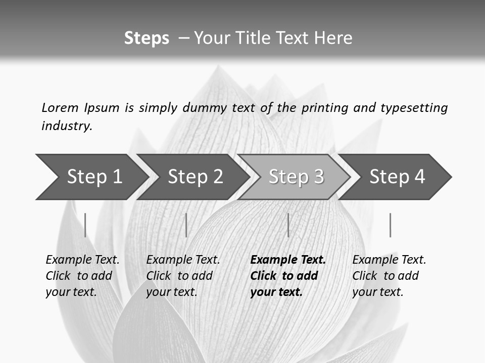 Flower Nature Bright PowerPoint Template