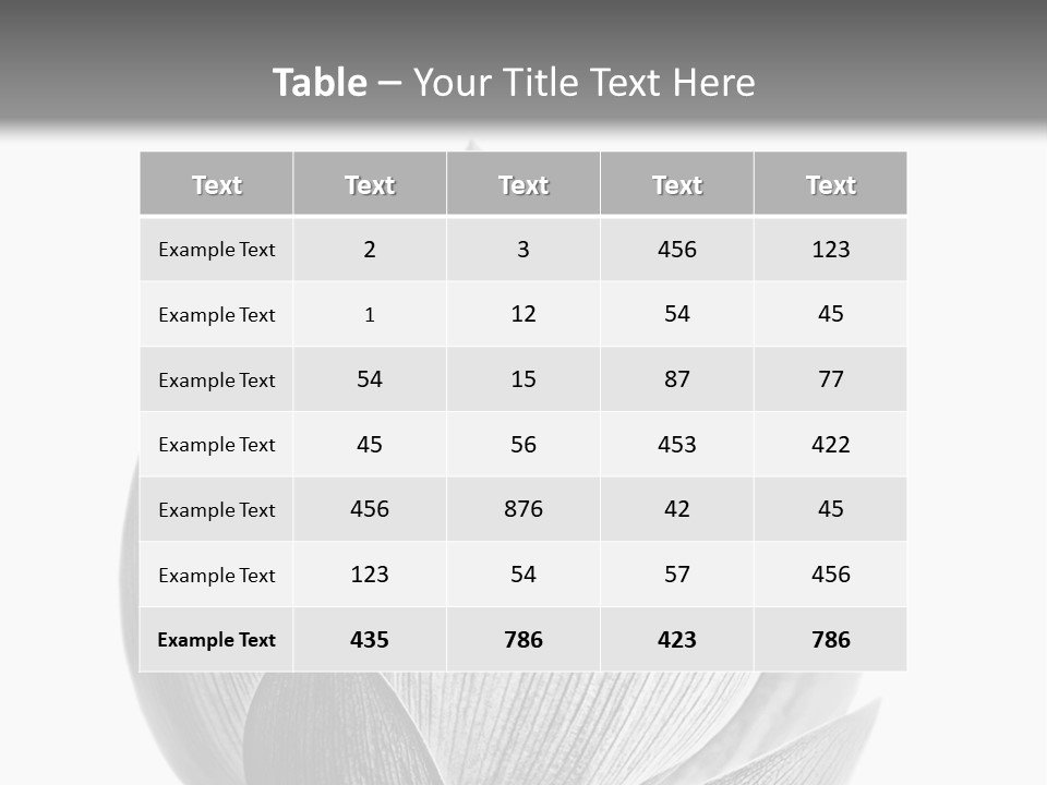 Flower Nature Bright PowerPoint Template