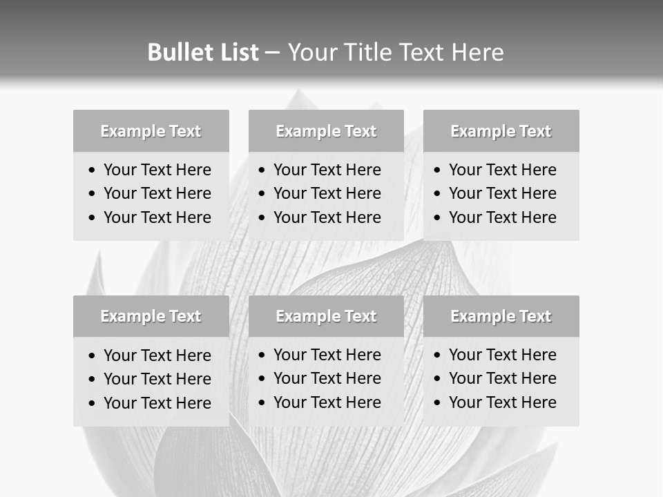 Flower Nature Bright PowerPoint Template