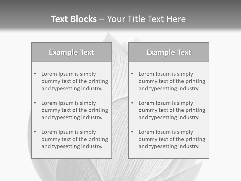 Flower Nature Bright PowerPoint Template