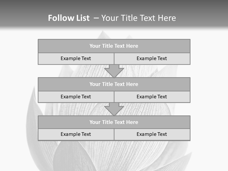 Flower Nature Bright PowerPoint Template