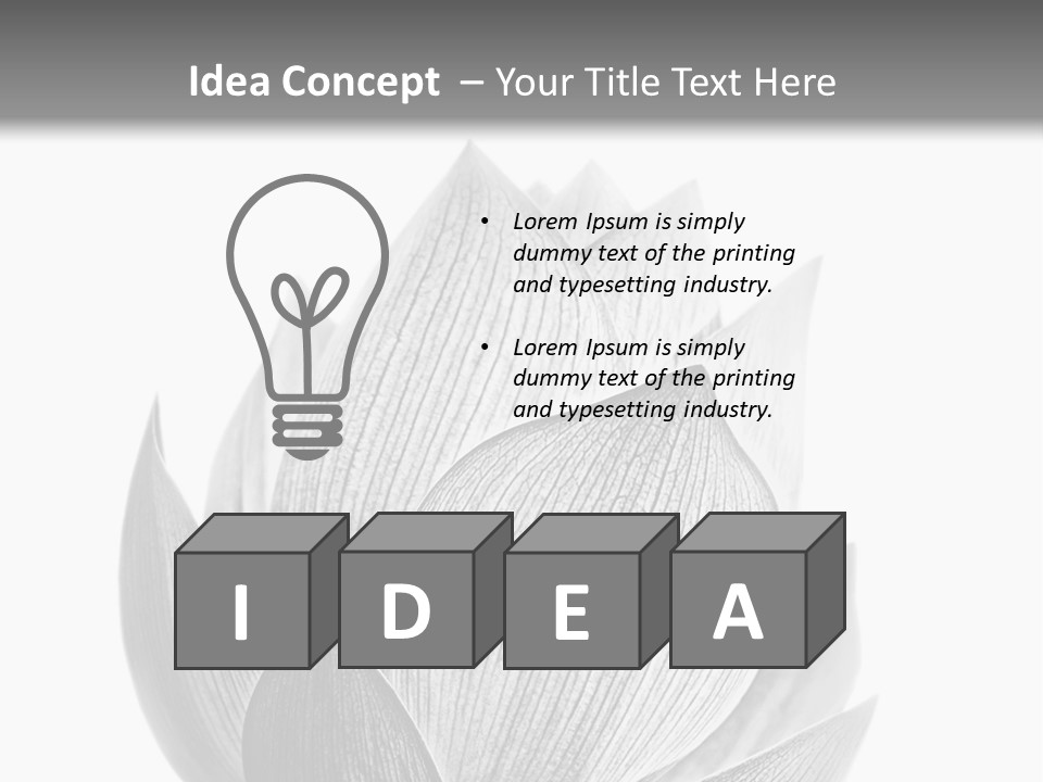 Flower Nature Bright PowerPoint Template