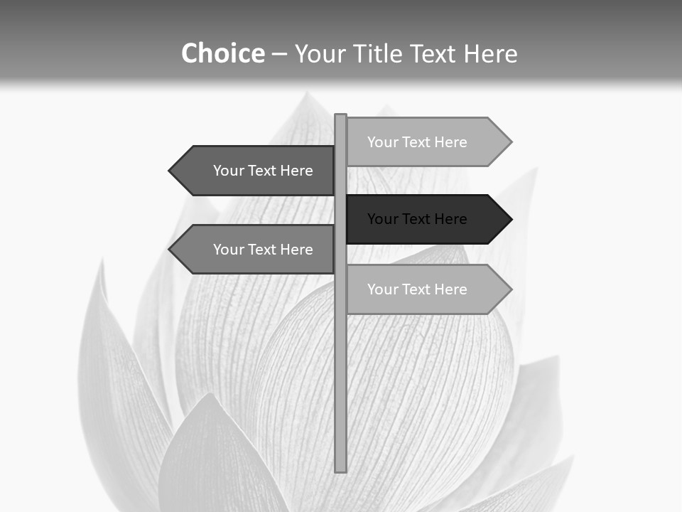 Flower Nature Bright PowerPoint Template