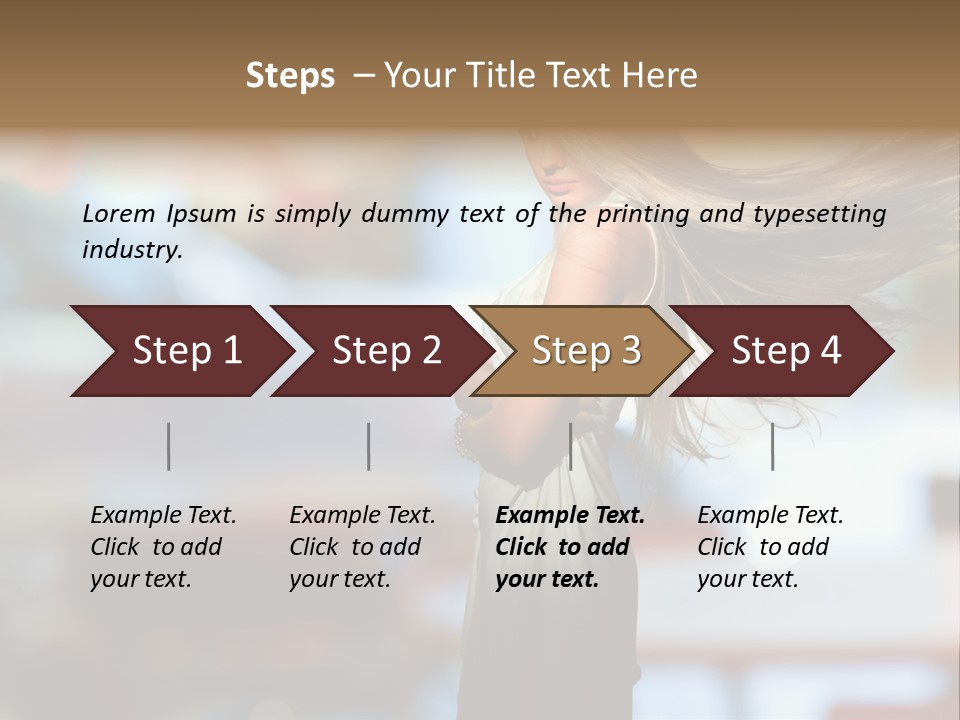 Young Makeup Single PowerPoint Template