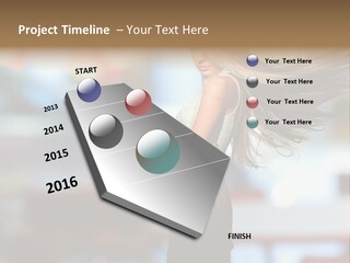 Young Makeup Single PowerPoint Template