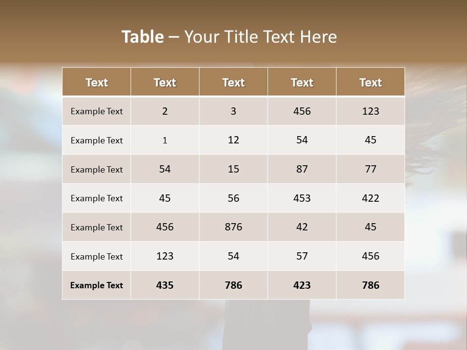 Young Makeup Single PowerPoint Template