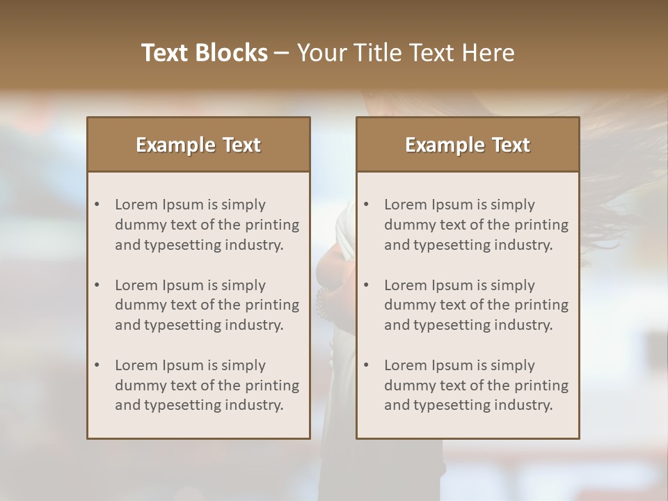 Young Makeup Single PowerPoint Template