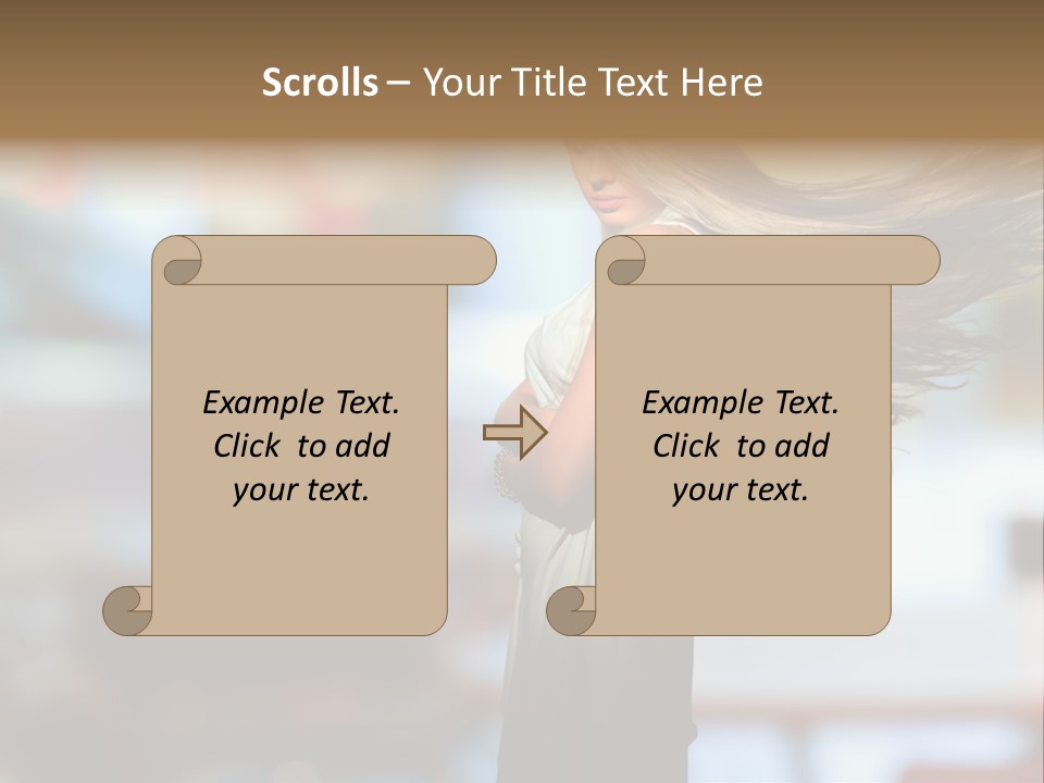 Young Makeup Single PowerPoint Template