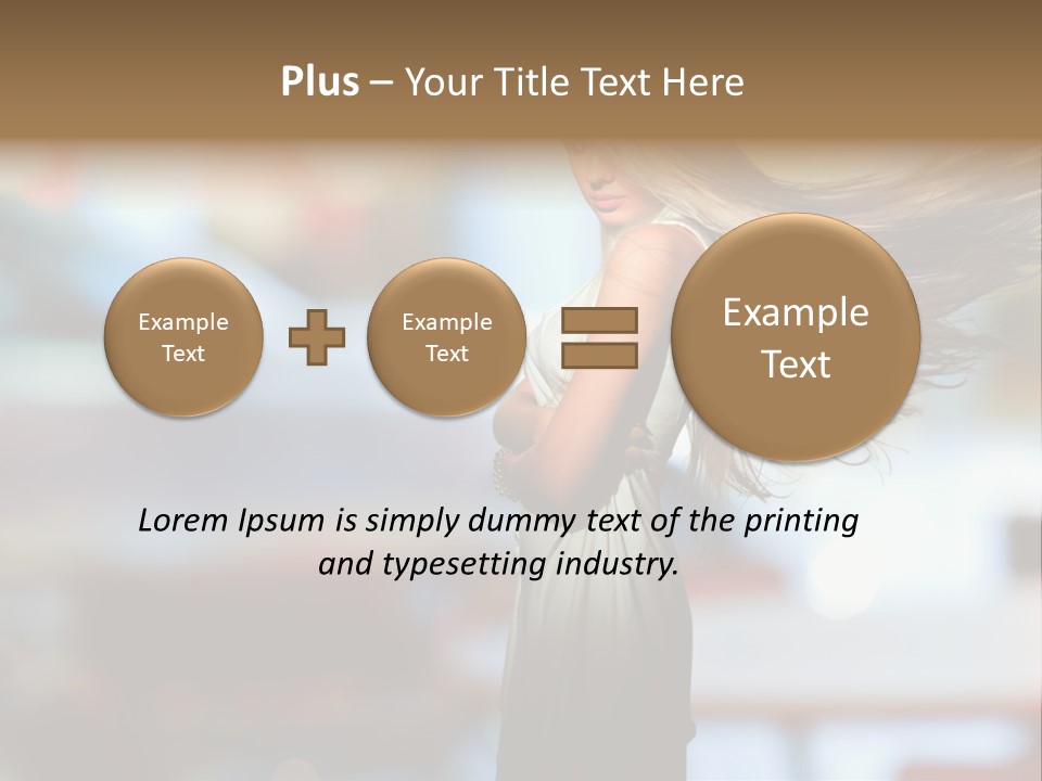 Young Makeup Single PowerPoint Template