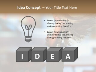 Young Makeup Single PowerPoint Template