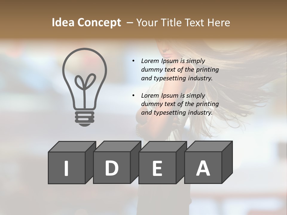 Young Makeup Single PowerPoint Template