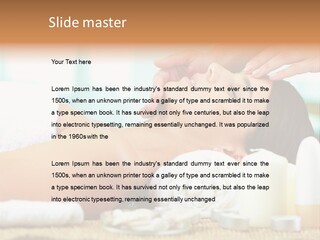 A Woman Getting A Facial Massage At A Spa PowerPoint Template