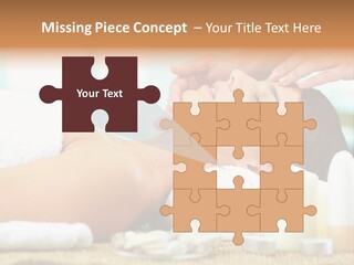 A Woman Getting A Facial Massage At A Spa PowerPoint Template