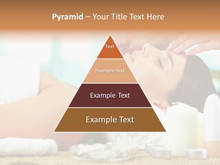 A Woman Getting A Facial Massage At A Spa PowerPoint Template