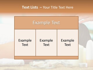 A Woman Getting A Facial Massage At A Spa PowerPoint Template