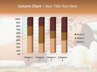 A Woman Getting A Facial Massage At A Spa PowerPoint Template