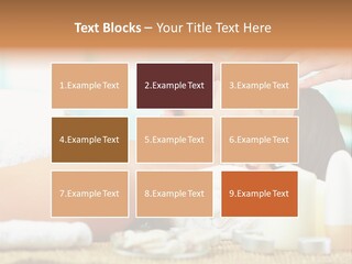 A Woman Getting A Facial Massage At A Spa PowerPoint Template