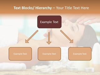 A Woman Getting A Facial Massage At A Spa PowerPoint Template