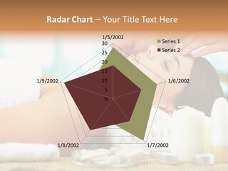 A Woman Getting A Facial Massage At A Spa PowerPoint Template