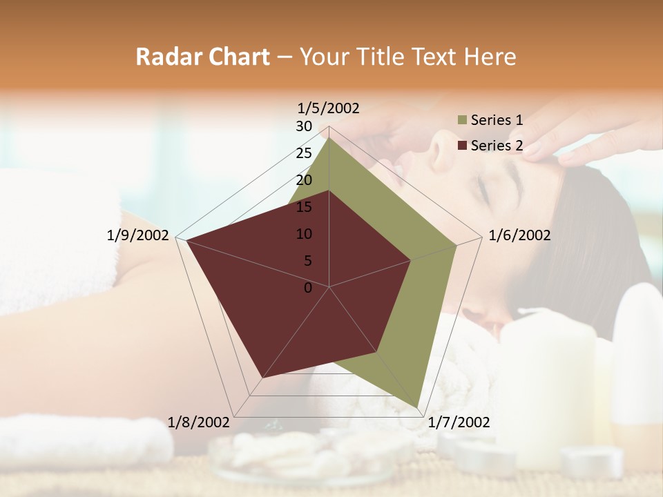 A Woman Getting A Facial Massage At A Spa PowerPoint Template