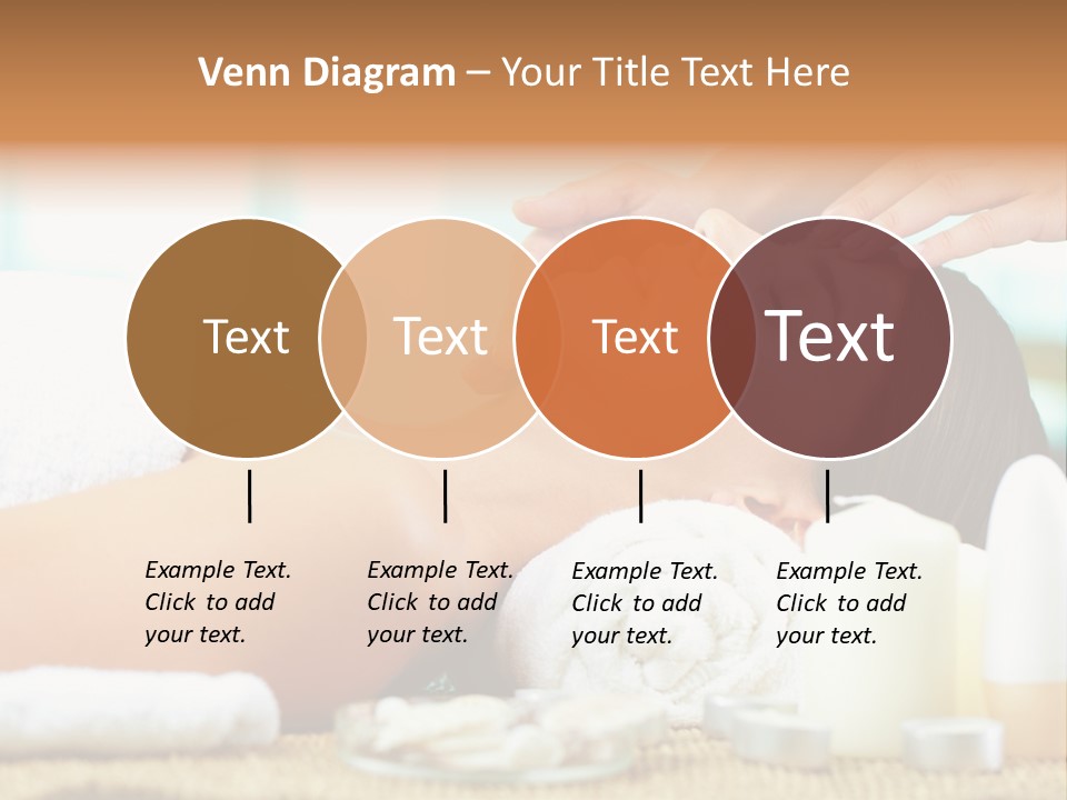 A Woman Getting A Facial Massage At A Spa PowerPoint Template