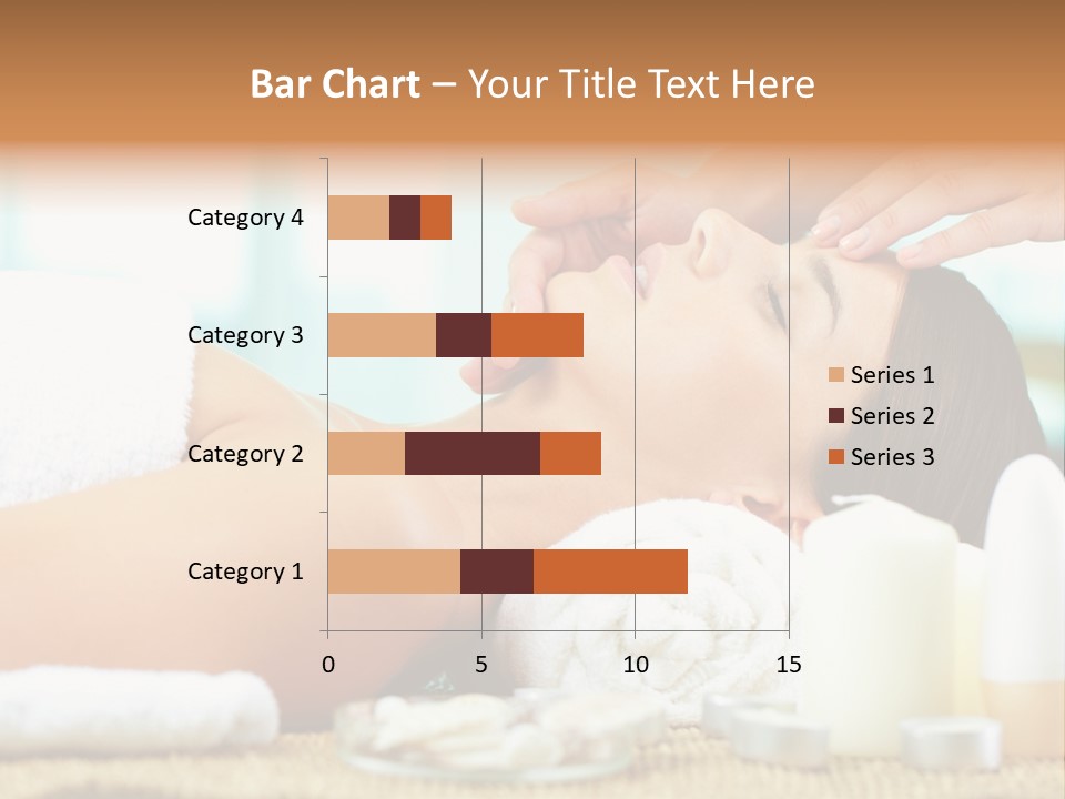 A Woman Getting A Facial Massage At A Spa PowerPoint Template
