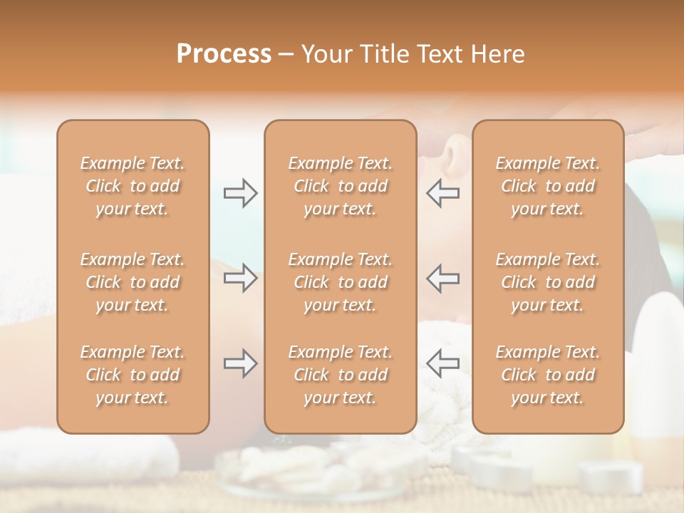A Woman Getting A Facial Massage At A Spa PowerPoint Template