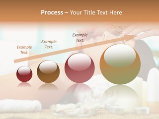 A Woman Getting A Facial Massage At A Spa PowerPoint Template