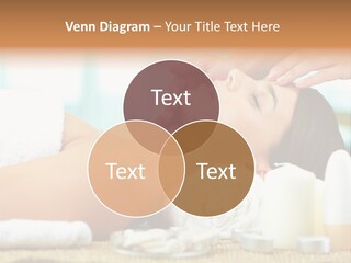 A Woman Getting A Facial Massage At A Spa PowerPoint Template