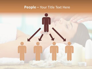A Woman Getting A Facial Massage At A Spa PowerPoint Template