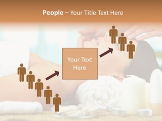 A Woman Getting A Facial Massage At A Spa PowerPoint Template
