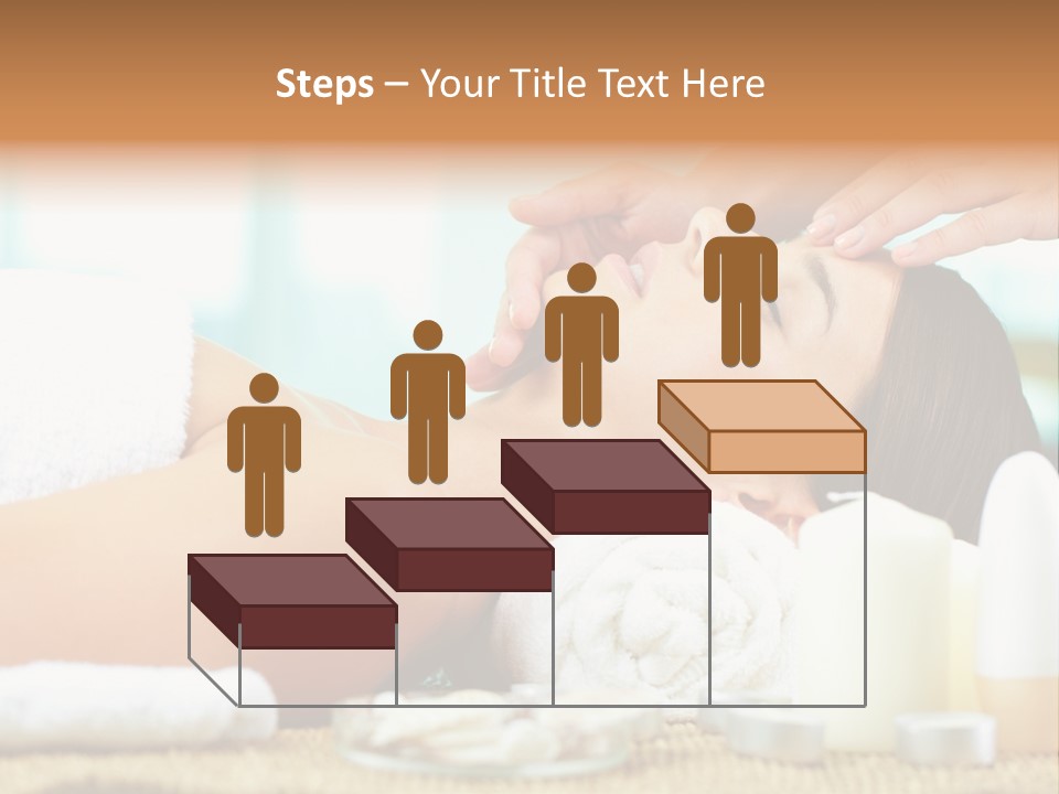 A Woman Getting A Facial Massage At A Spa PowerPoint Template