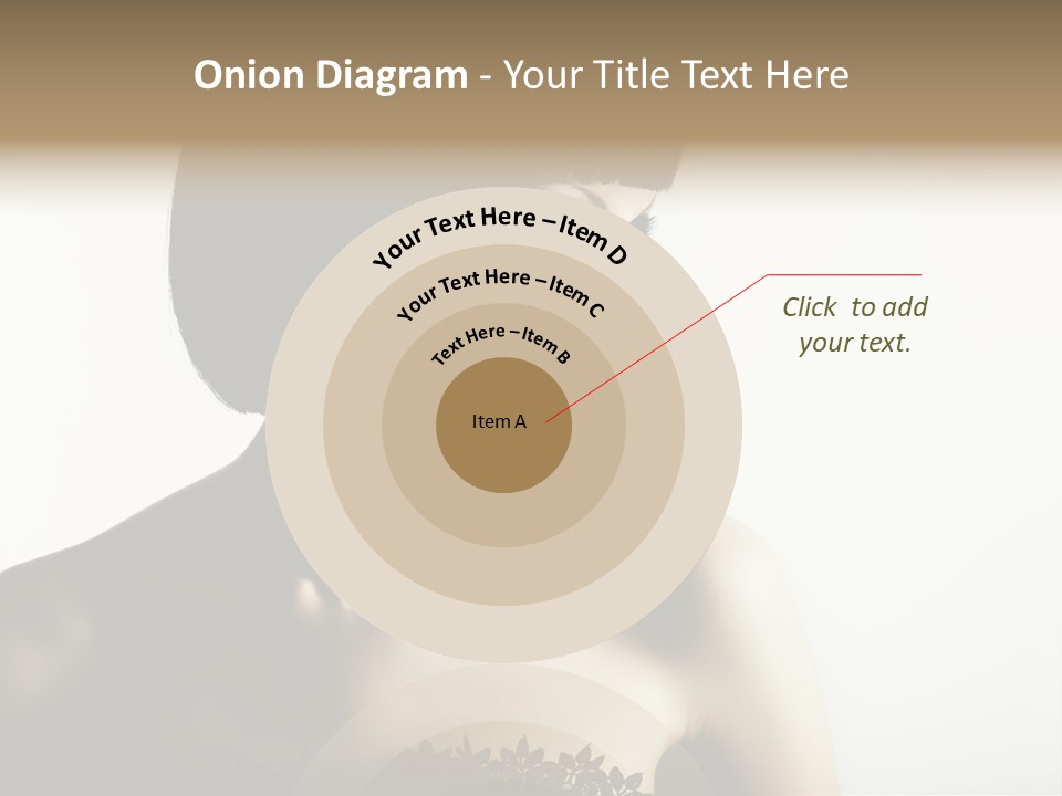 Femininity Gesture Lady PowerPoint Template