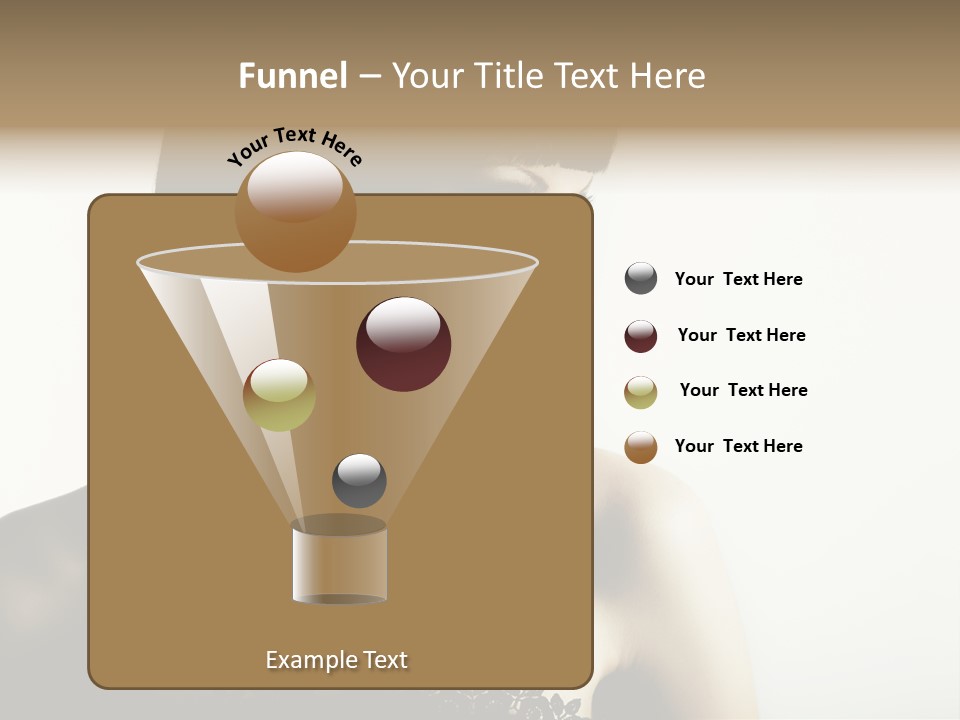 Femininity Gesture Lady PowerPoint Template