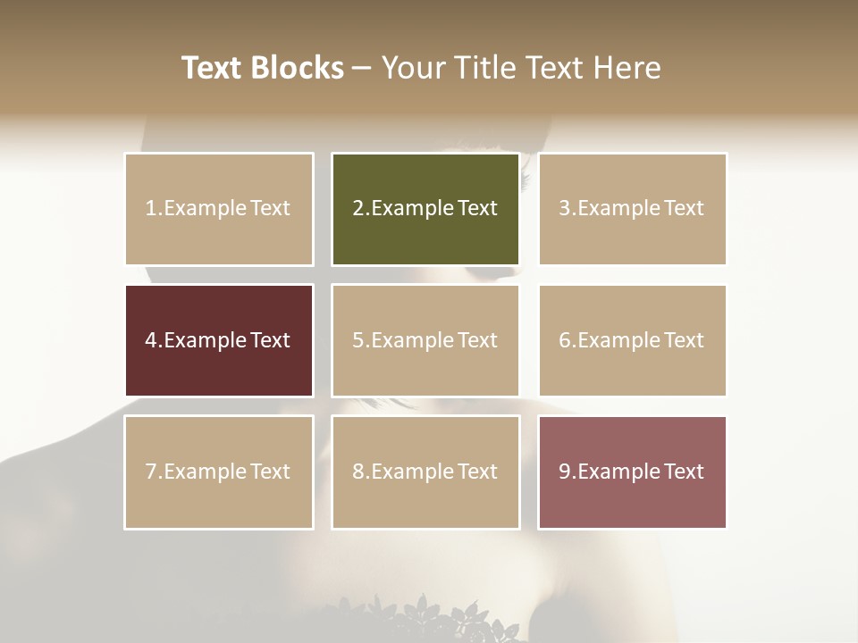 Femininity Gesture Lady PowerPoint Template