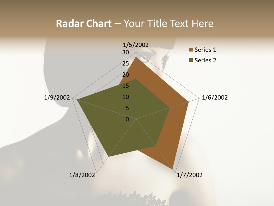 Femininity Gesture Lady PowerPoint Template