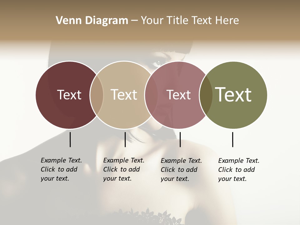 Femininity Gesture Lady PowerPoint Template