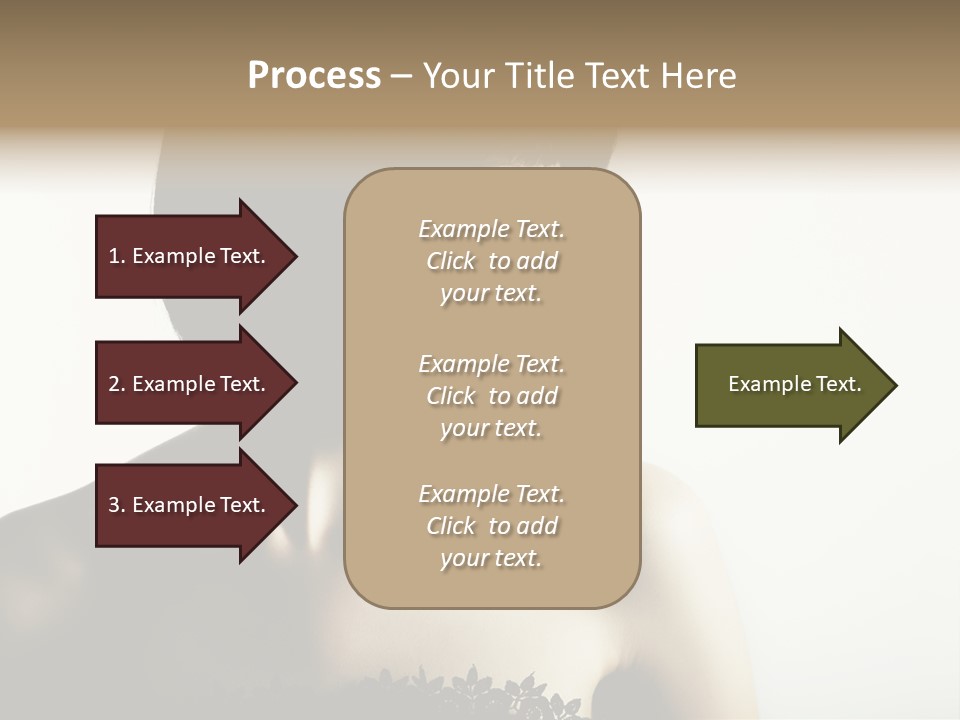 Femininity Gesture Lady PowerPoint Template