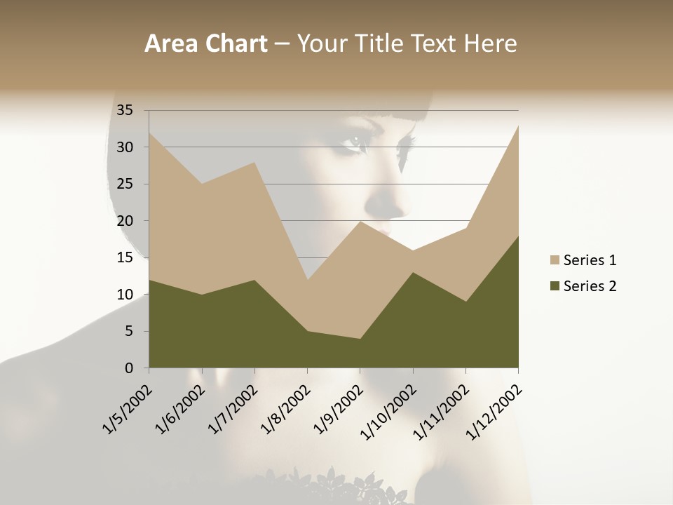 Femininity Gesture Lady PowerPoint Template