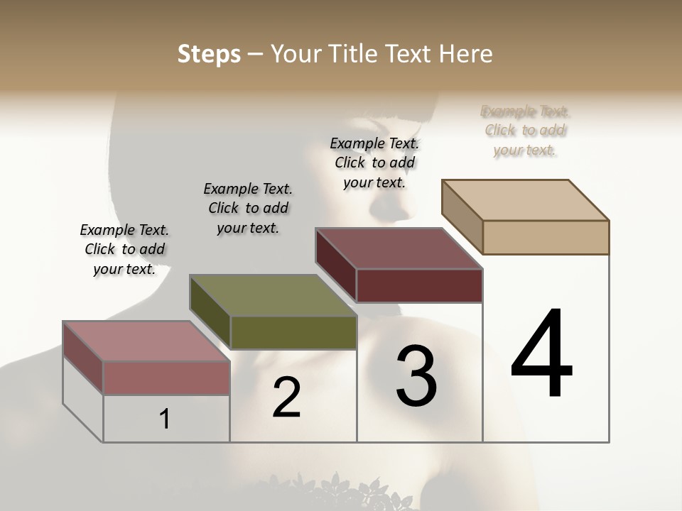 Femininity Gesture Lady PowerPoint Template