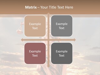 Femininity Gesture Lady PowerPoint Template