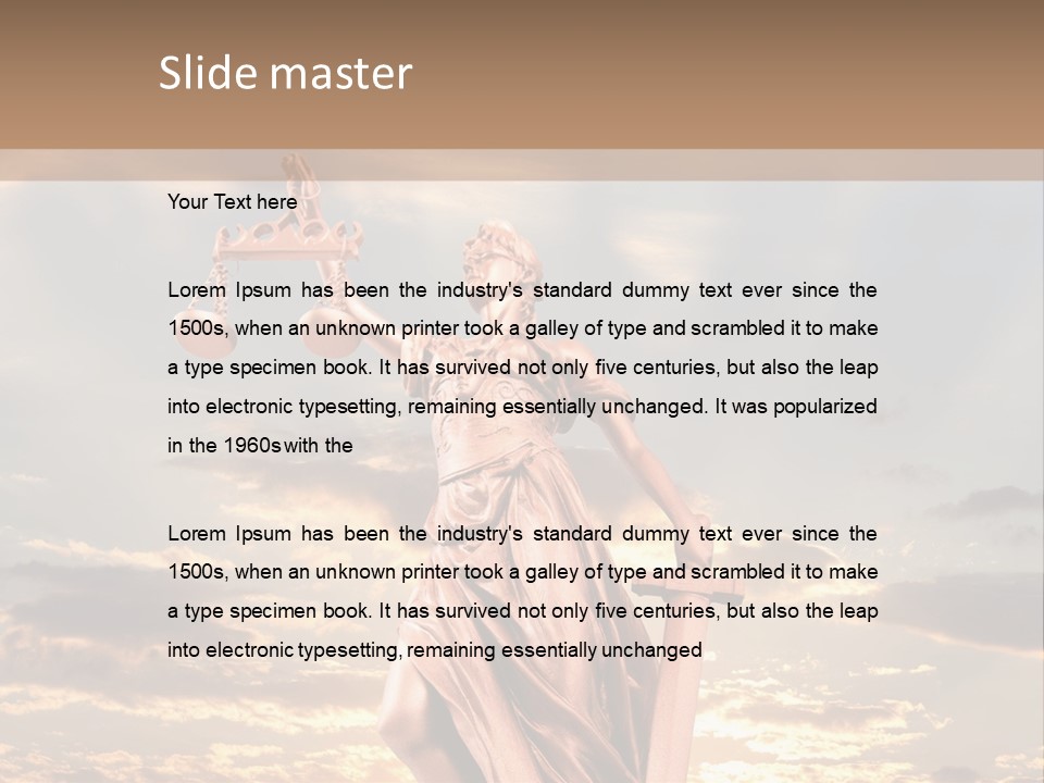 Femininity Gesture Lady PowerPoint Template