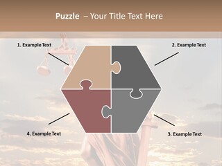 Femininity Gesture Lady PowerPoint Template