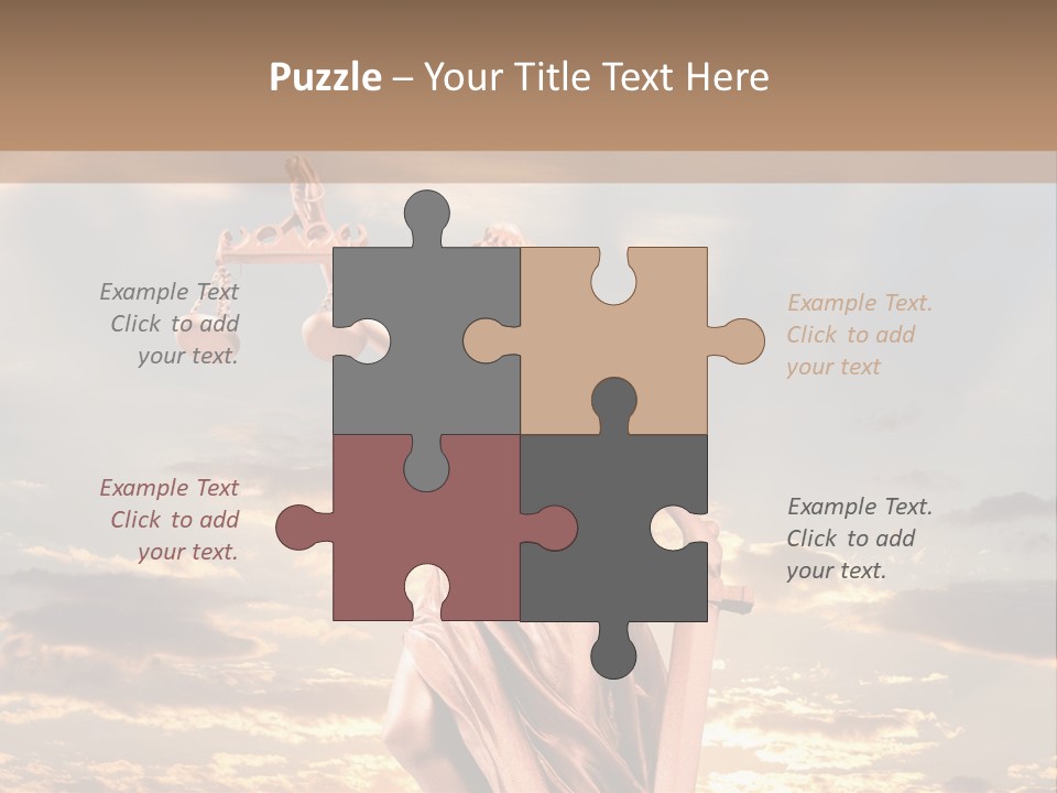 Femininity Gesture Lady PowerPoint Template