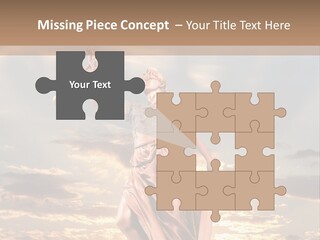 Femininity Gesture Lady PowerPoint Template