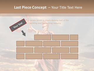 Femininity Gesture Lady PowerPoint Template