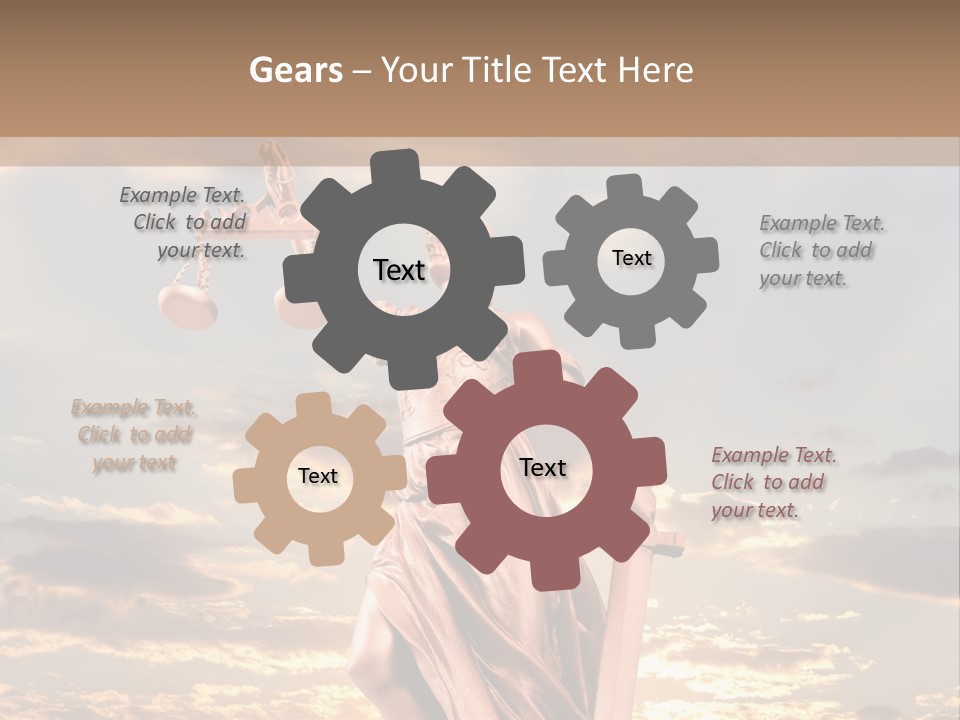 Femininity Gesture Lady PowerPoint Template